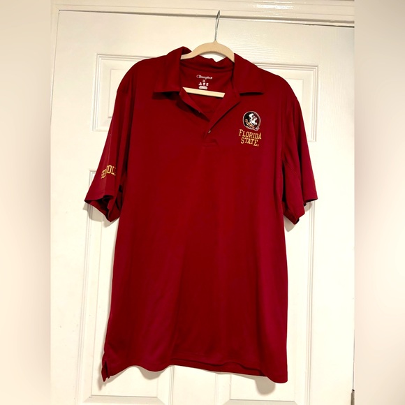 FSU Men's Maroon Polo Shirt - Picture 1 of 4